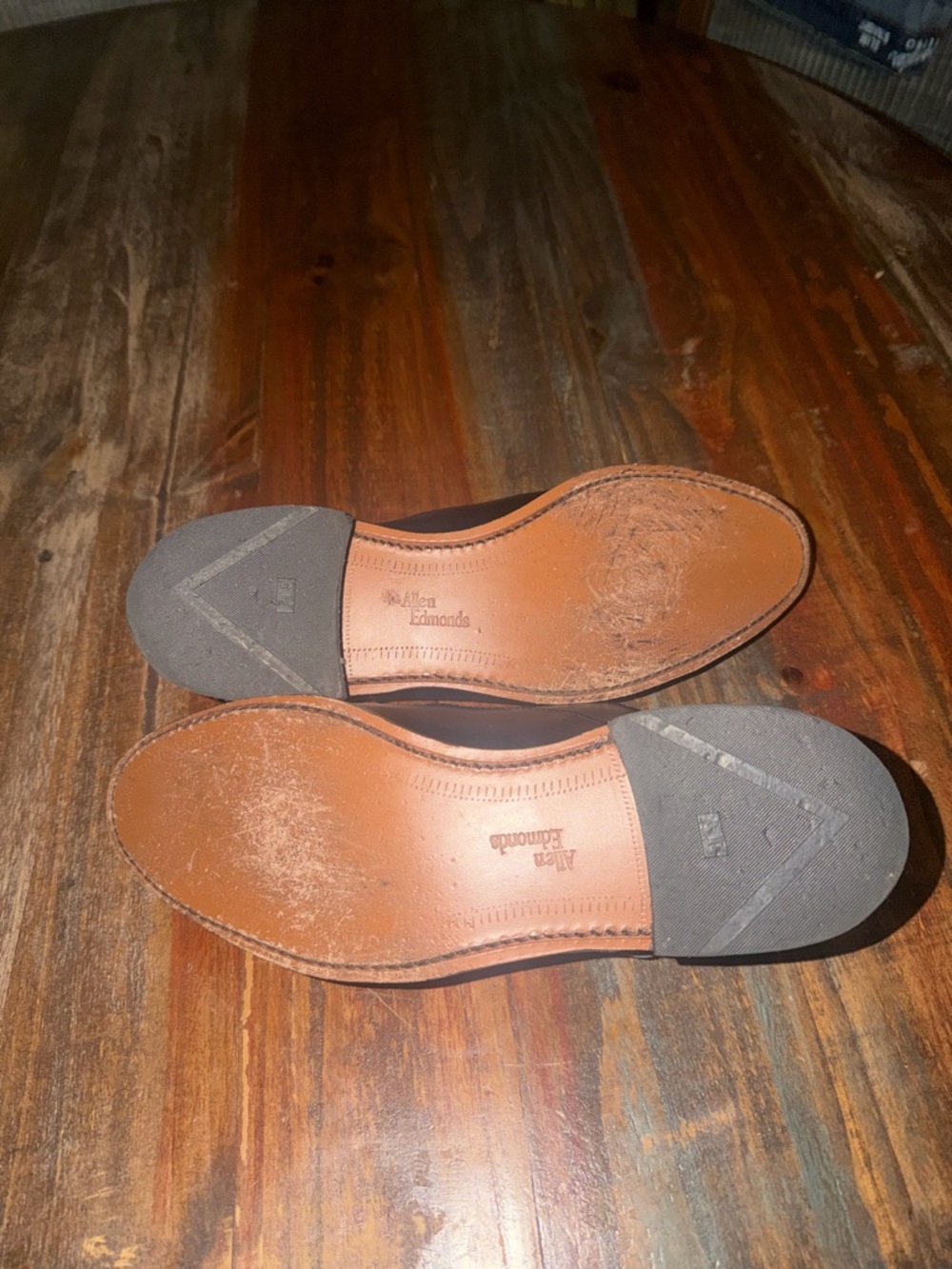 Allen Edmonds Black Double Monk Strap Leather Dress Shoes - Picture 10 of 10